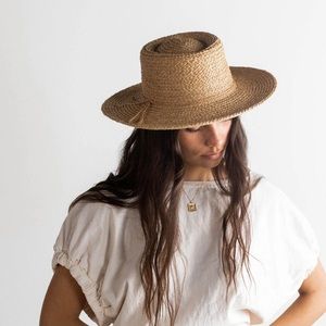Sold Out!! Gigi Pip Sloan Straw Hat Size XL 61